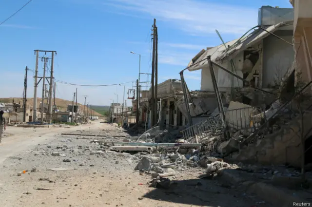 Halep çatışmalar yüzünden harap, siviller zor durumda