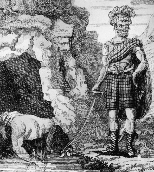 Hay clásicos, como Alexander Bean, alías Sawney Bean, que aparece aquí frente a su cueva en Escocia, circa 1500. Se dice que él y su familia mataron y se comieron más de mil personas antes de que fueran capturados, aunque su existencia nunca ha sido probada de forma concluyente.
