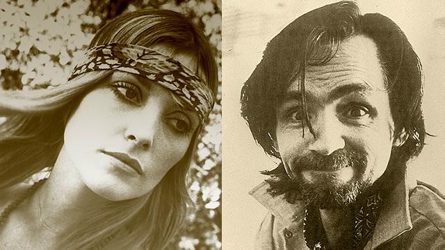 Manson y su más famosa víctima, la actriz y modelo Sharon Tate, esposa del director de cine Roman Polanski.