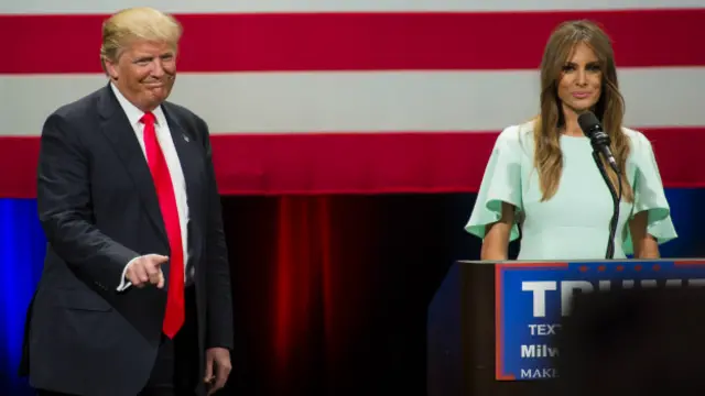 Donald y Melania Trump