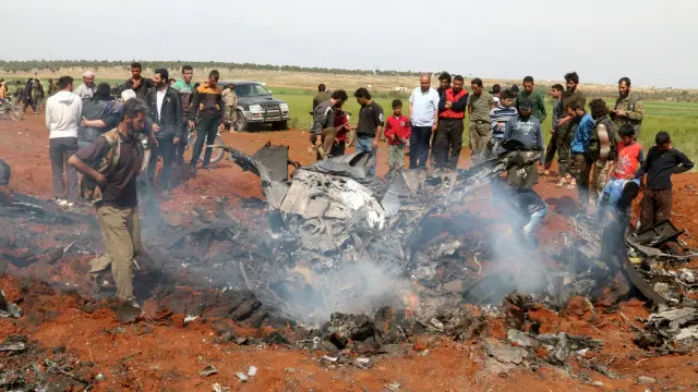 تقارير أفادت بإسقاط جبهة النصرة طائرة حربية سورية في منطقة جنوب حلب