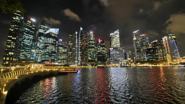 新加坡商业区天际线