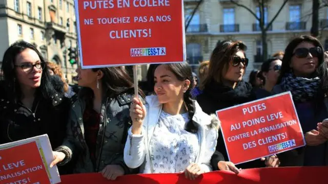 Франция, протест секс-работников