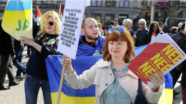 Акция сторонников ассоциации в Амстердаме