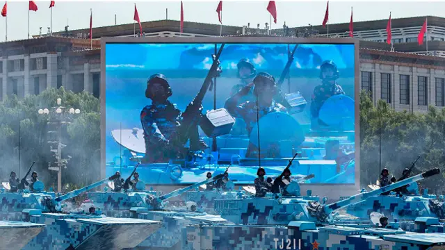 Парад китайской армии