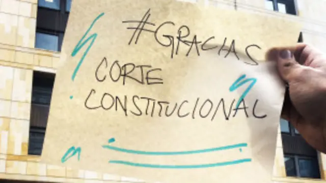 Cartel agradecimiento