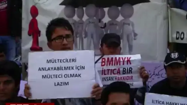 2014 yılında yaptığımız eylemde sorunlarımızı sesli şekilde dile getirmeye çalıştık. Ben de bu eylemlerin sözcülüğünü yaptım.