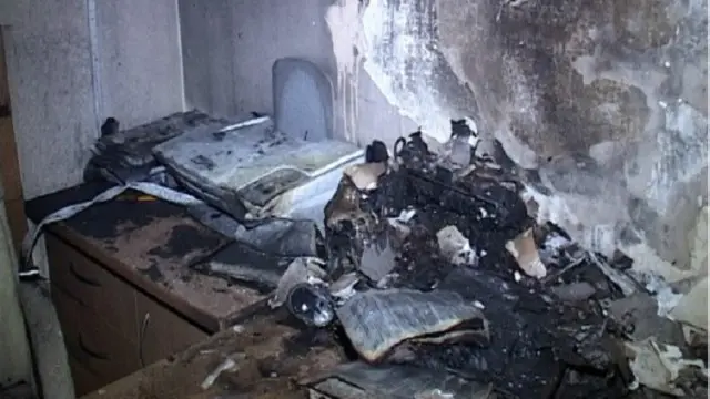 Пожар в суде