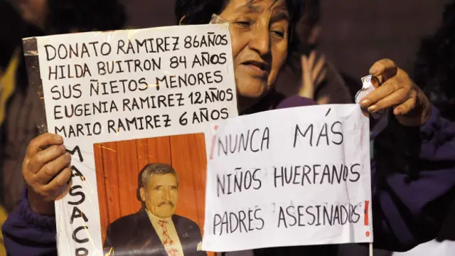 Al menos 69.000 personas desaparecieron o murieron a manos del grupo rebelde Sendero Luminoso.