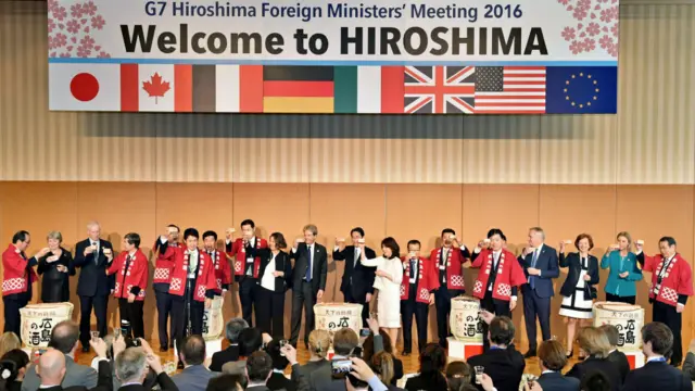 為期兩天的七國集團(G7)外長會議4月10日在日本廣島市揭幕。