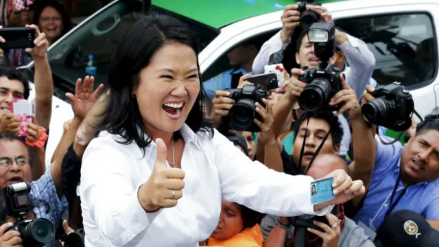 Keiko Fujimori ha liderado la campaña desde el inicio.