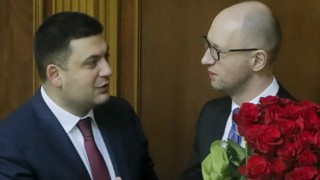 Владимир Гройсман и Арсений Яценюк