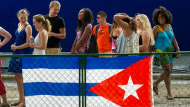 Estudiantes de EE.UU. en Cuba