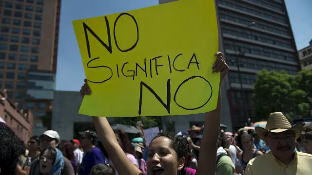 Protesta de mujeres en México (archivo)