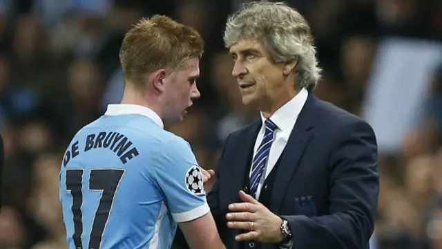 Manuel Pellegrini dan Kevin de Bruyne turut mengantarkan Manchester City melangkah ke semi final Liga Champions.
