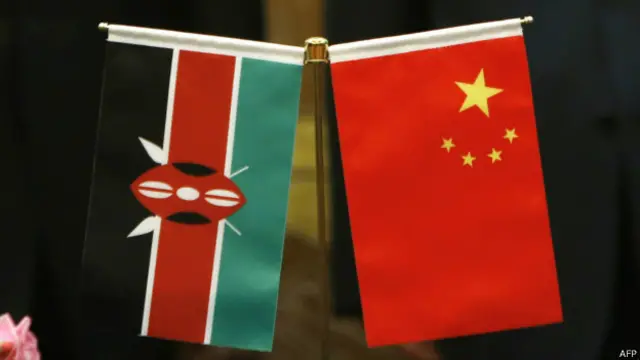 肯尼亚与中国国旗