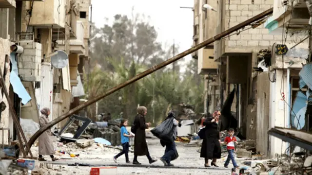 شماری از ساکنان پالمیرا به شهر بازگشته اند