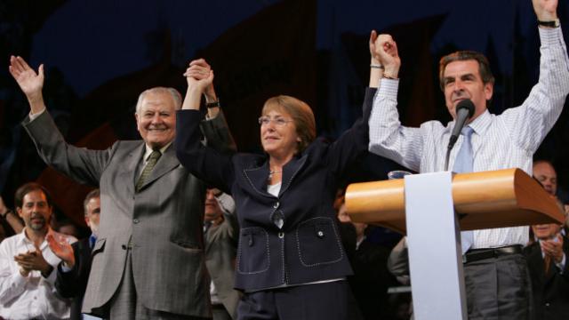 Aylwin, Bachelet y Frei