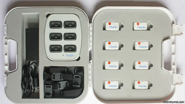 این فناوری از شش حسگر بی‌سیم کوچک تشکیل شده است که در پاها، دست‌ها، سر و تنه بیمار نصب می‌شوند