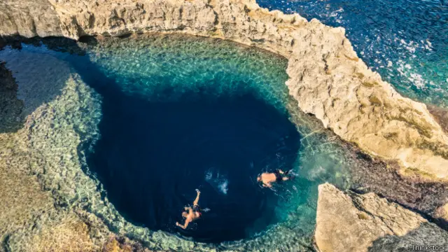 Una piscina natural en Malta