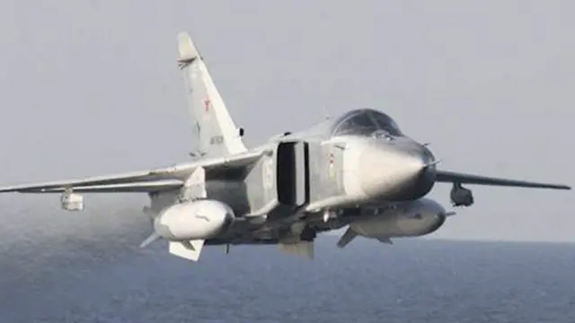 Un avión Sukhoi
