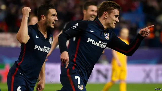 Usai laga, Griezmann (kanan) mengatakan dirinya tidak akan melupakan laga tersebut. "Ini malam yang paling membahagiakan. Kami semua berbahagia,” kata Griezmann.