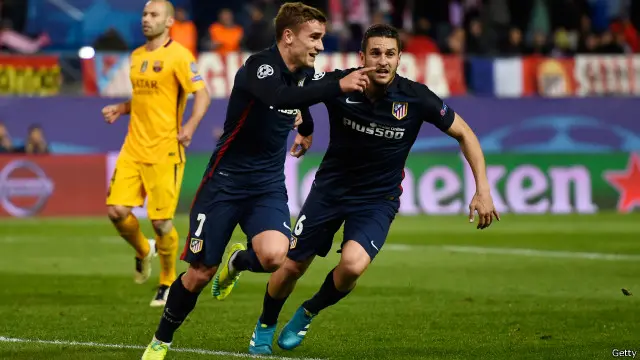 Atletico Madrid loại Barcelona trong giải Champions League