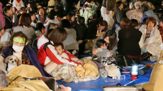 kumamoto, kyushu, jepang, mengungsi