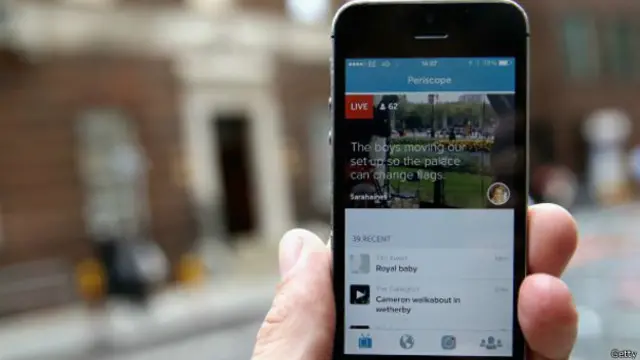La app Periscope