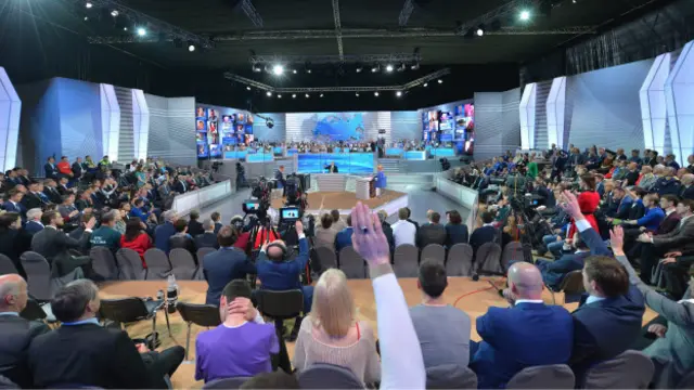 "Прямая линия" с Владимиром Путиным