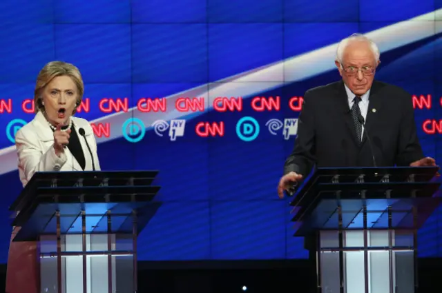 Клинтон и Сандерс