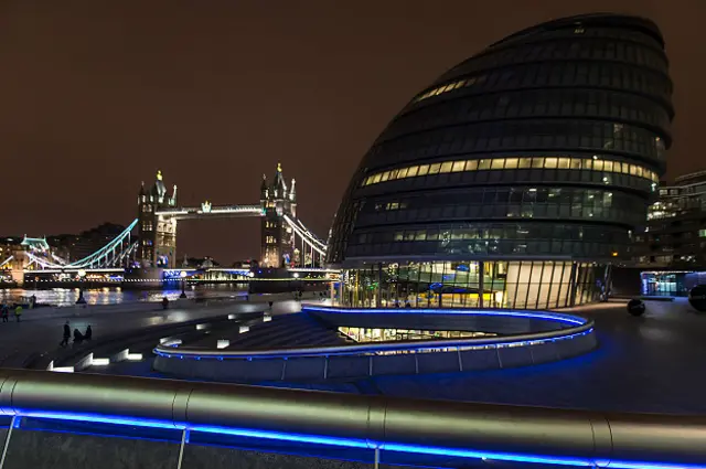 Мэрия Лондона и Тауэр бридж