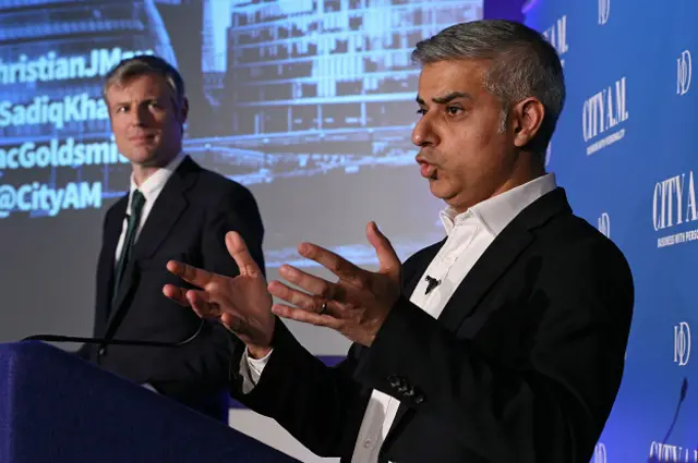 Зак Голдсмит и Садик Хан