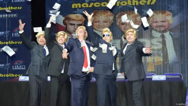 डोनाल्ड ट्रंप का मज़ाक