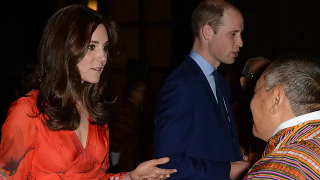 پرنس ولیم اور کیتھرین ڈچز آف کیمبرج بھوٹان کے دورے کے دونوں ملکوں کی دوستی کے رشتوں کا جشن منانےکے لیے ایک خصوصی تقریب منعقد کی گئی۔ 