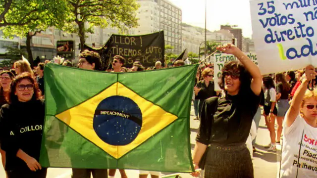 Protesta contra Collor de Mello