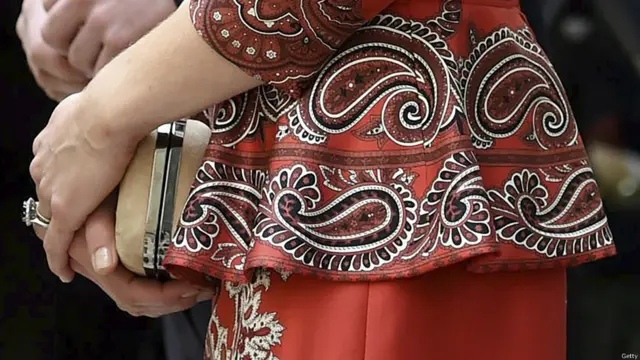 Герцогиня Кембриджская во время поездки в Индию