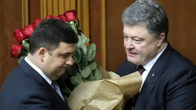 Порошенко та Гройсман