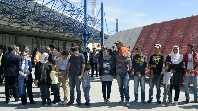 اختير اللاجئون السوريون الذين قرر البابا اصطحباهم معه إلى الفاتيكان عشوائيا خلال زيارة البابا