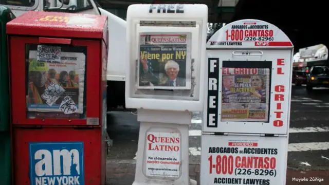 Periódicos en Elmhursts, Nueva York