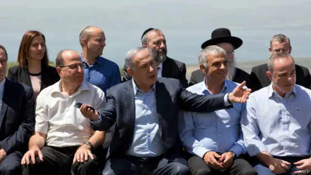 عقد اجتماع مجلس الوزراء الاسرائيلي لأول مرة في هضبة الجولان