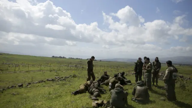 نیروهای اسرائیلی از سال ۱۹۶۷بلندی های جولان را به تصرف خود در آورند