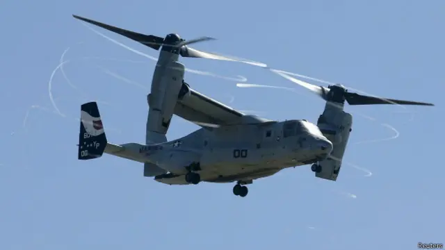 美军鱼鹰偏转翼直升机