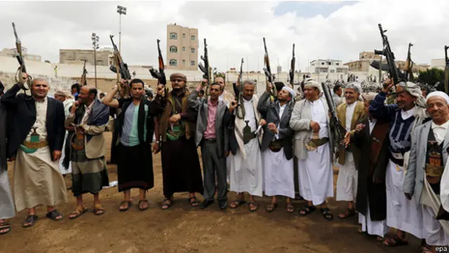 مسلحون حوثيون في صنعاء