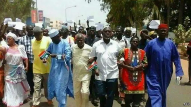 Manifestations en Gambie en faveur de réformes électorales