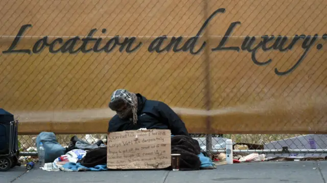 Mendigo en Nueva York