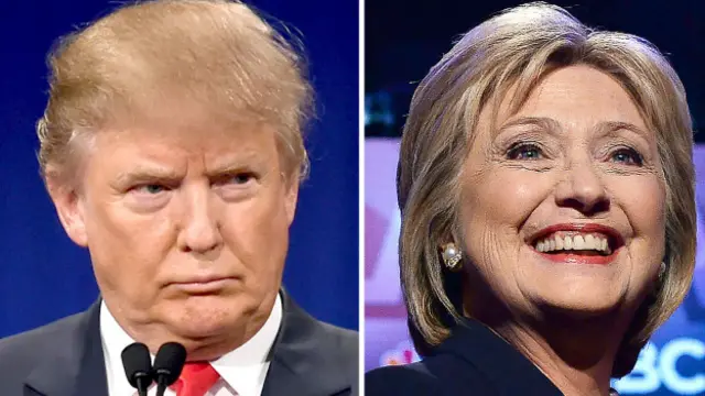Трамп и Клинтон