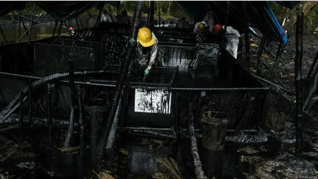 Limpiadores del derrame de petróleo