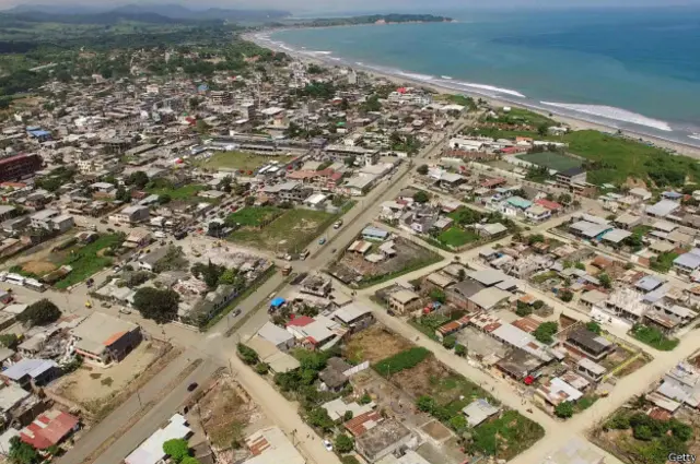 Pedernales es el pueblo más afectado por el terremoto.