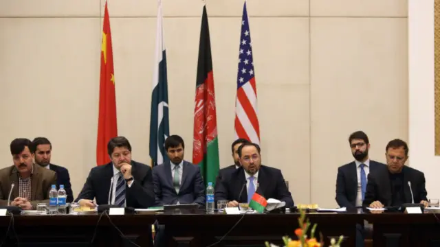 د افغانستان د سولې د بهير په اړه د څلور هېوادو غونډو تر دې دمه د خبرو د پيلولو په برخه کې کومه نتيجه نه ده ورکړې.